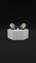 Electric Blue Wireless Earbuds