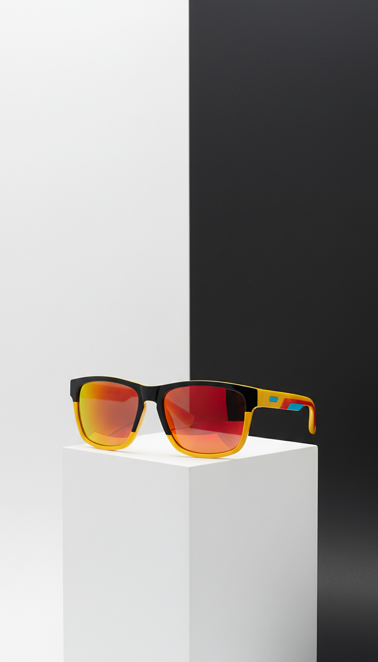 Flash Red Mirrored Sunglasses Limited-Edition Frame